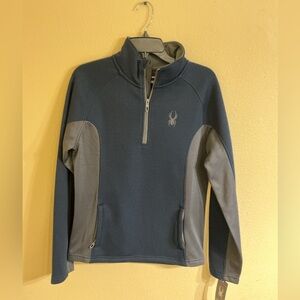 Spyder Navy Quarter-Zip Pullover